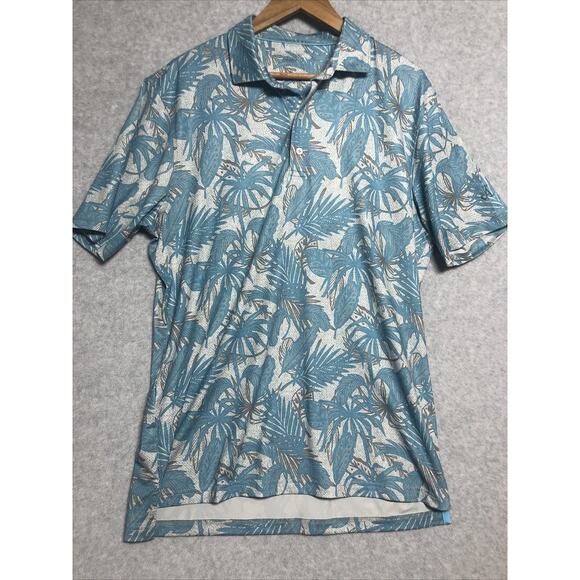 johnnie-O Other - Johnnie-O Large Murry Seal Polo Shirt Men’s Large JMPO4440 Golf Tropical Preppy